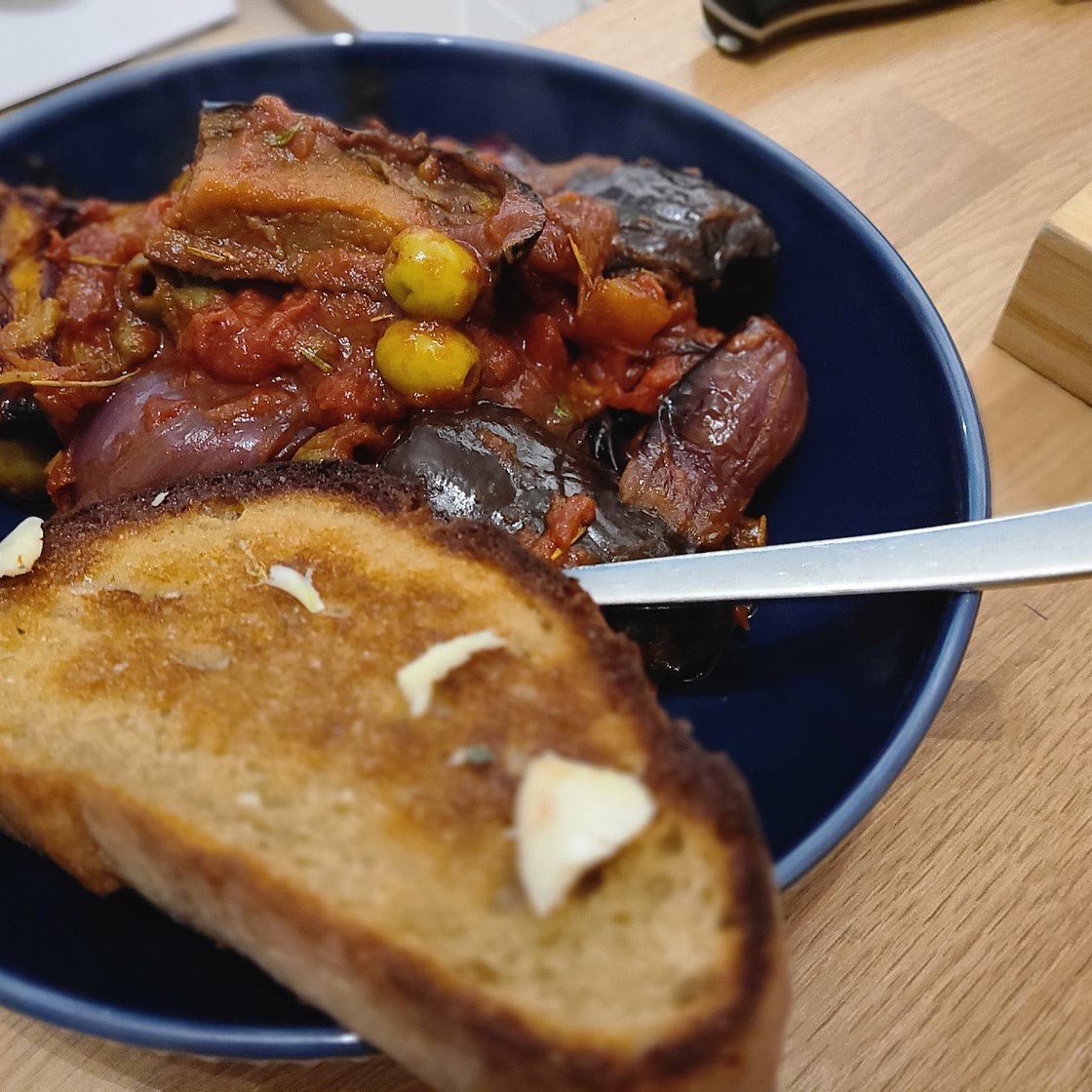 Spanish Caponata Style Aubergine
