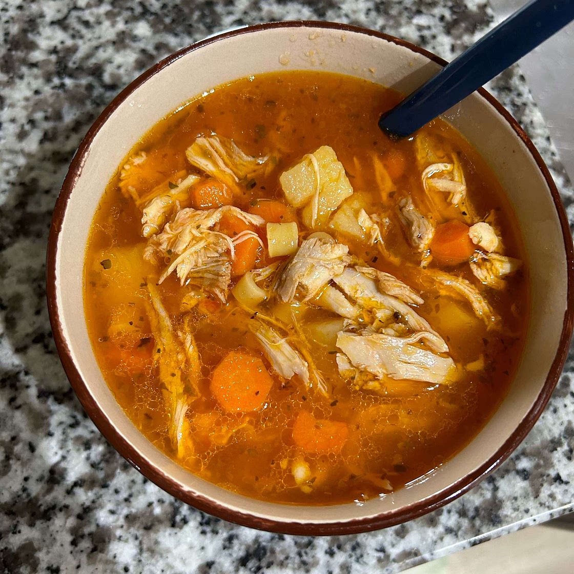 Cuban Style Chicken Noodle Soup