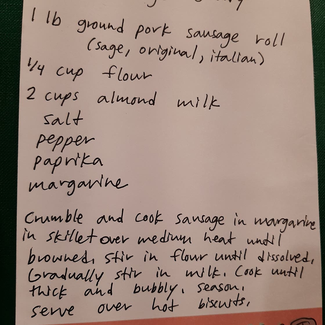 Vegan Sausage Gravy