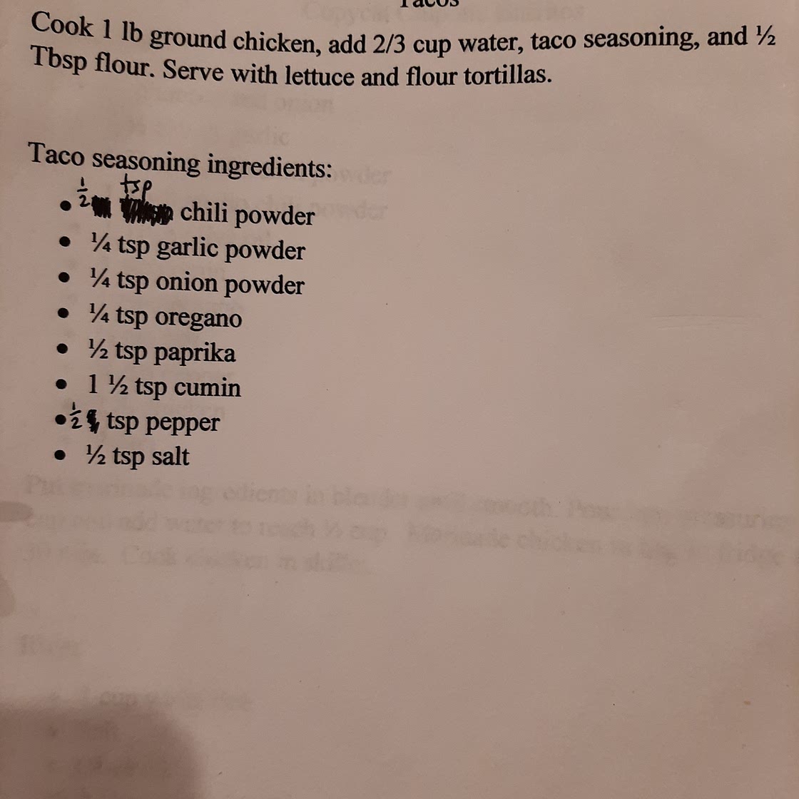 Taco Seasoning