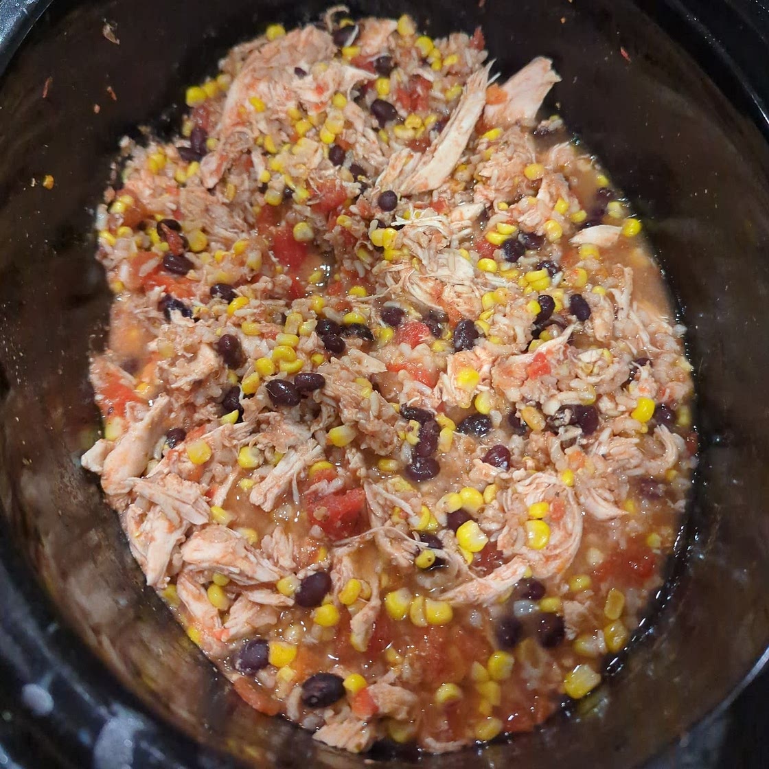 Slow-Cooker Chicken Burrito Bowls