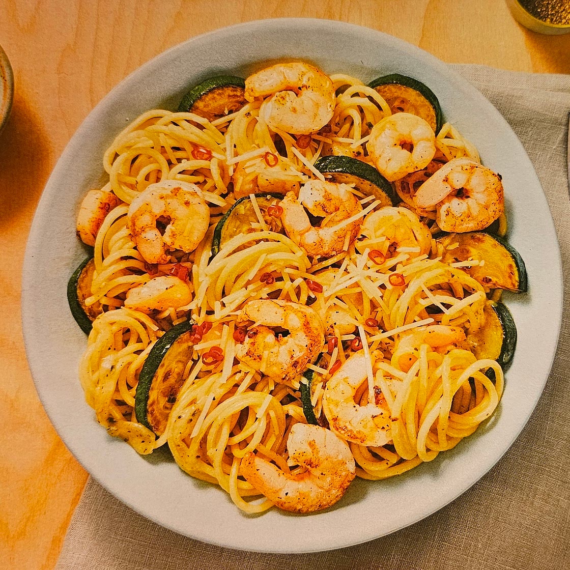 Garlic Shrimp Spaghetti