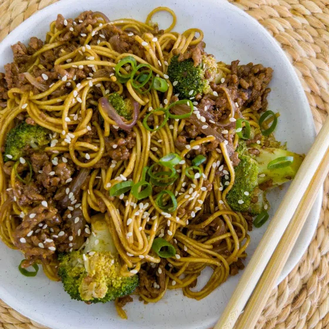 Quick Beef and Broccoli Noodles
