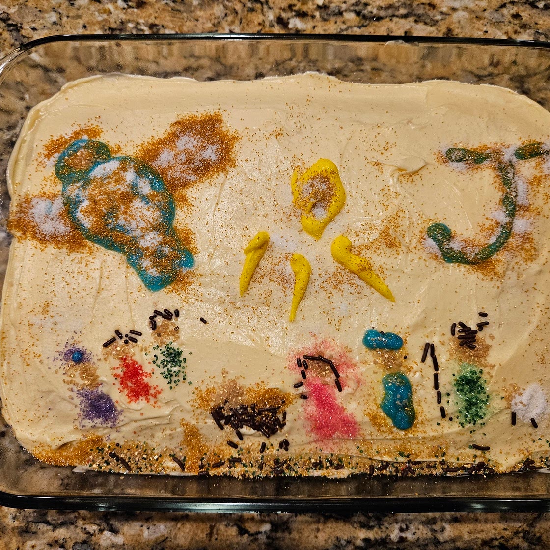 Jesus birthday cake