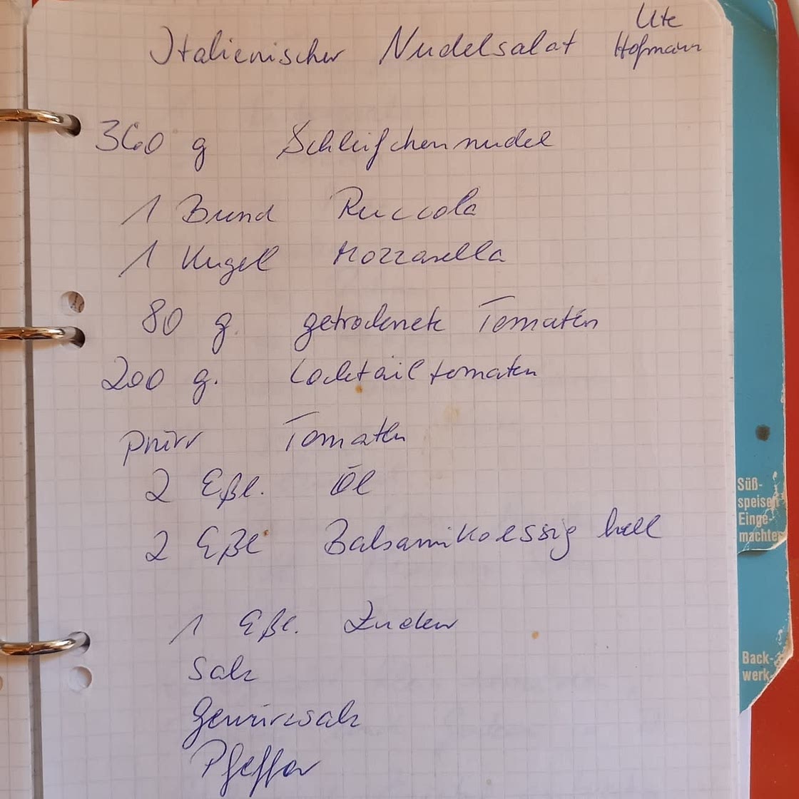 Schleifchennudelsalat