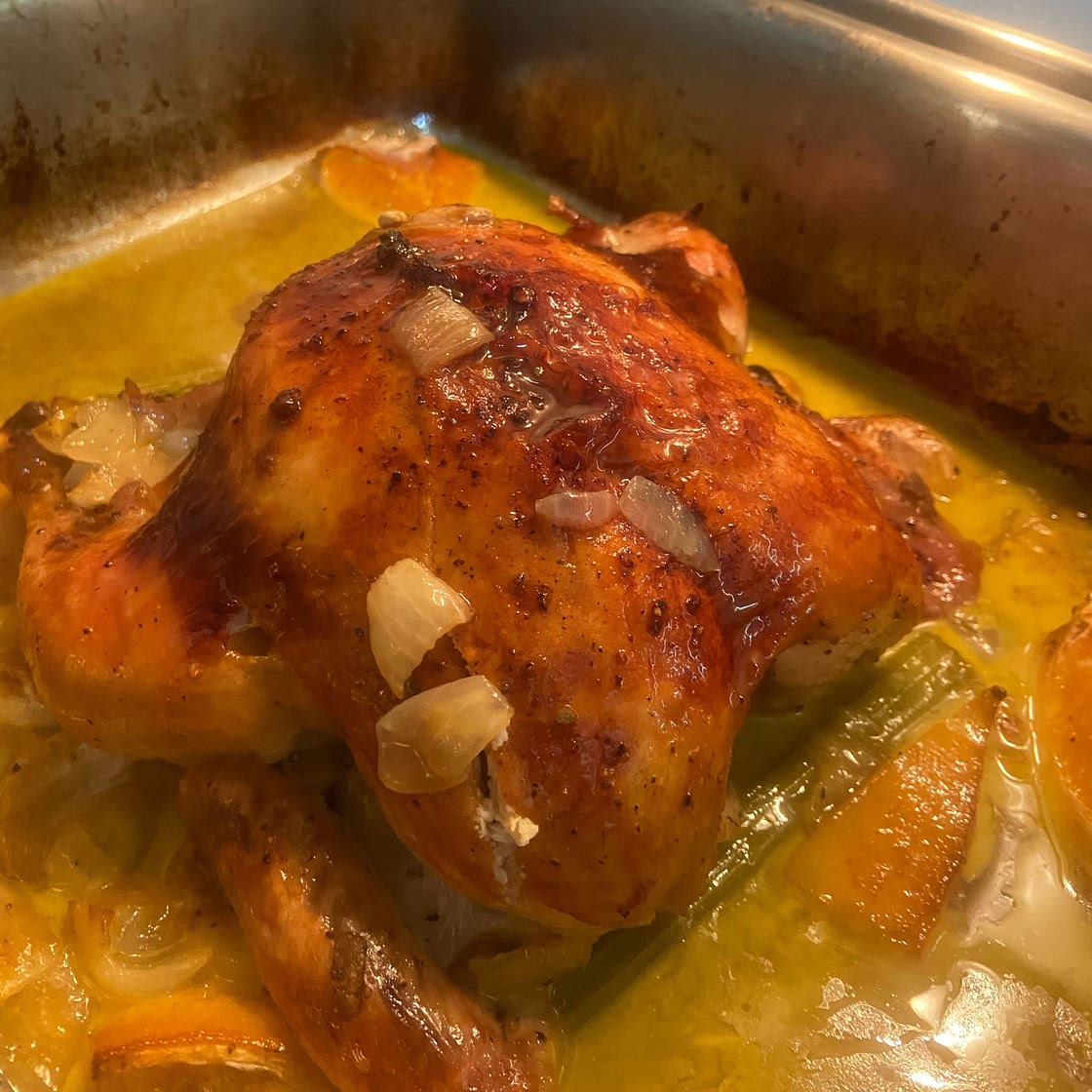 The BEST Whole Roasted Chicken