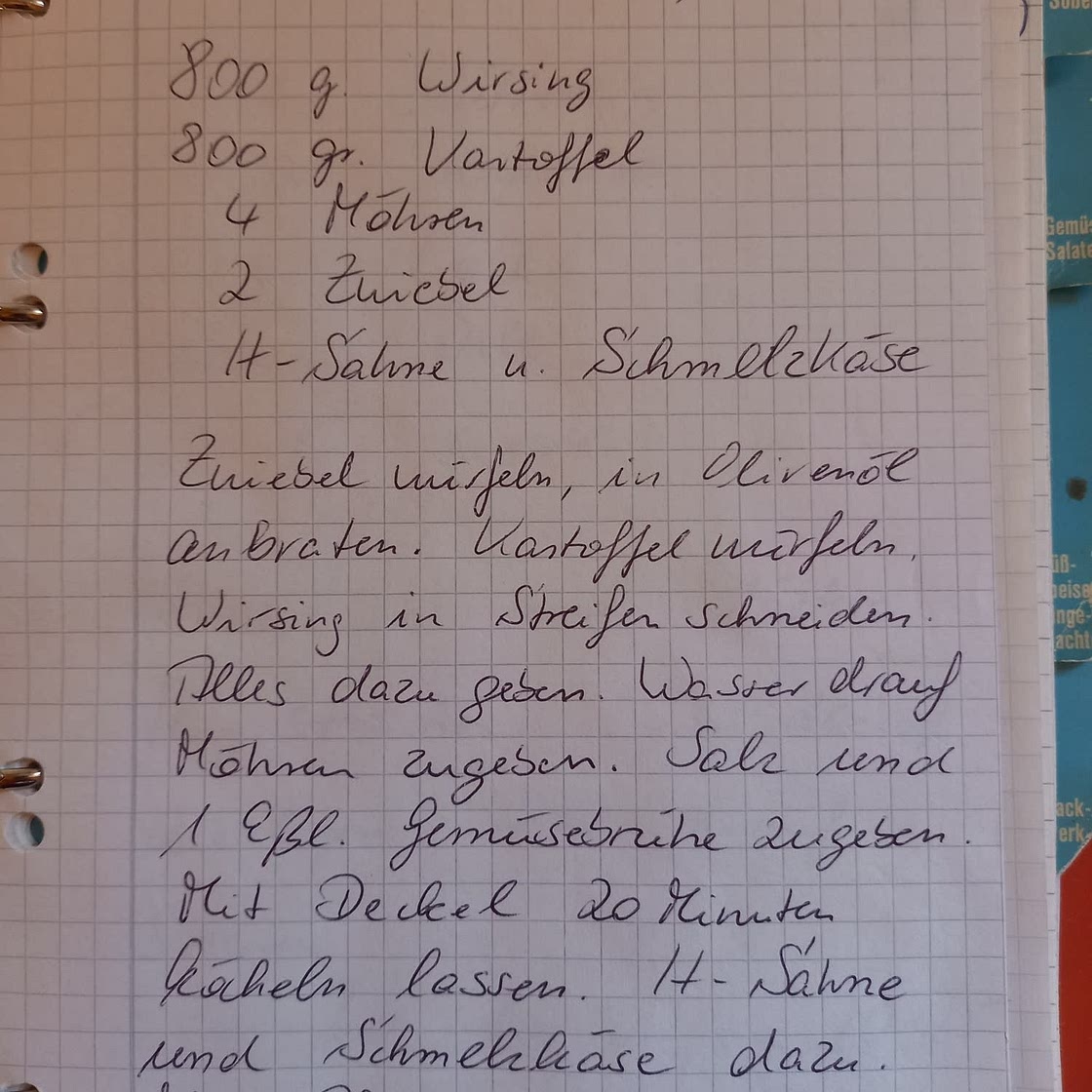 Wirsing-Kartoffel Suppe