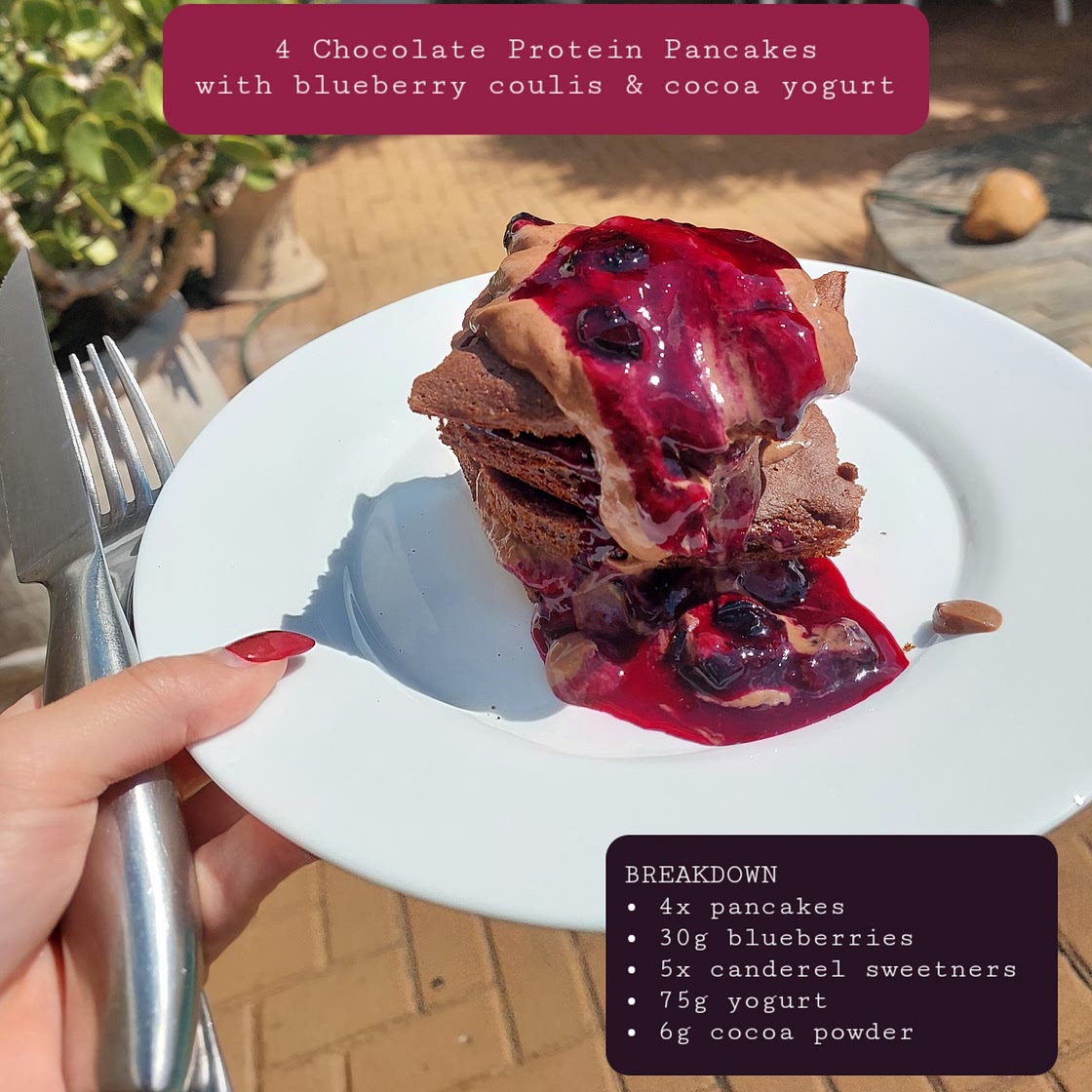 Chocolate Protein Sheet Pancakes