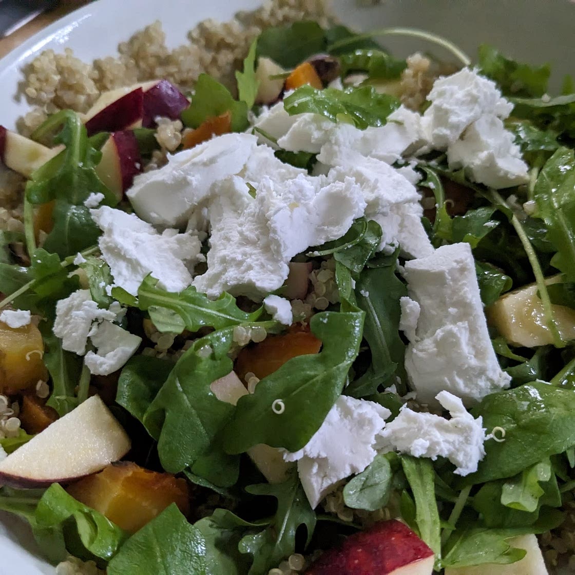 Roasted Golden Beet Salad with Quinoa