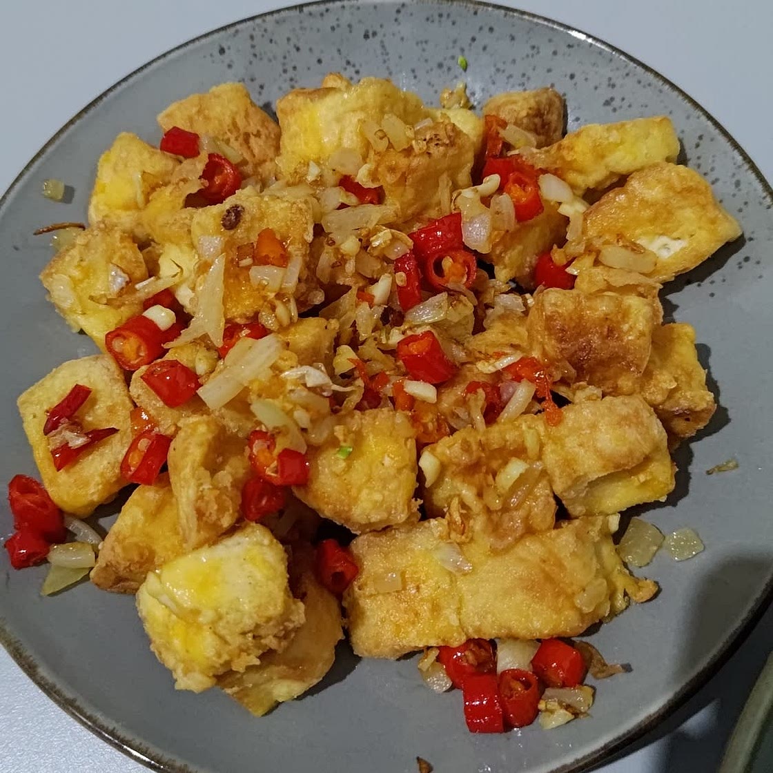 Tahu crispy cabe garam