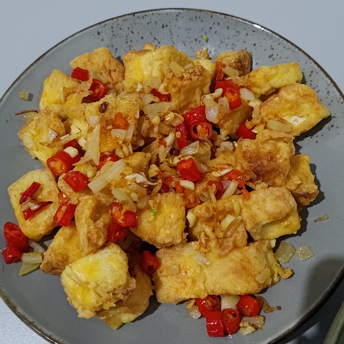 Tahu crispy cabe garam