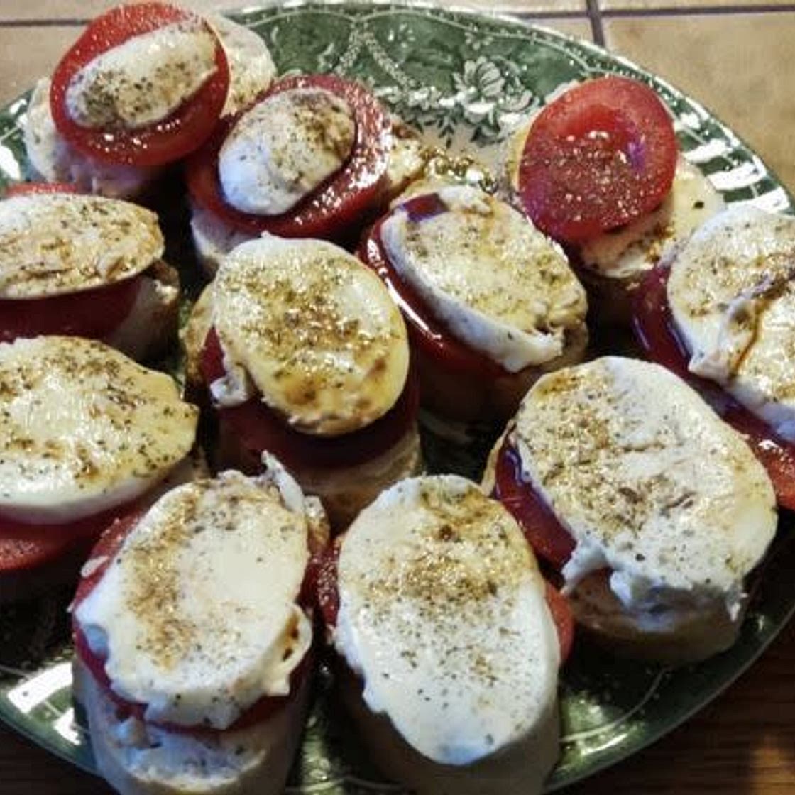 Ciabatta mit Tomate Mozzarella