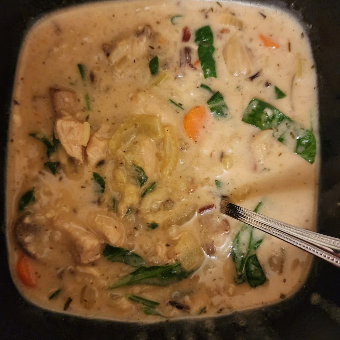Wild Mushroom and Rice Soup