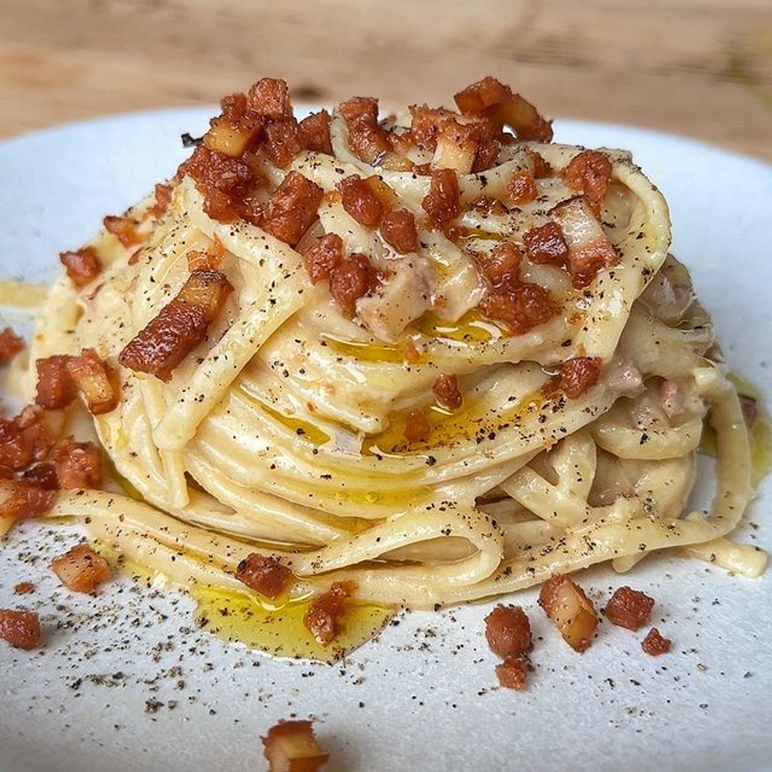 Courgette ‘kinda’ carbonara 🍝