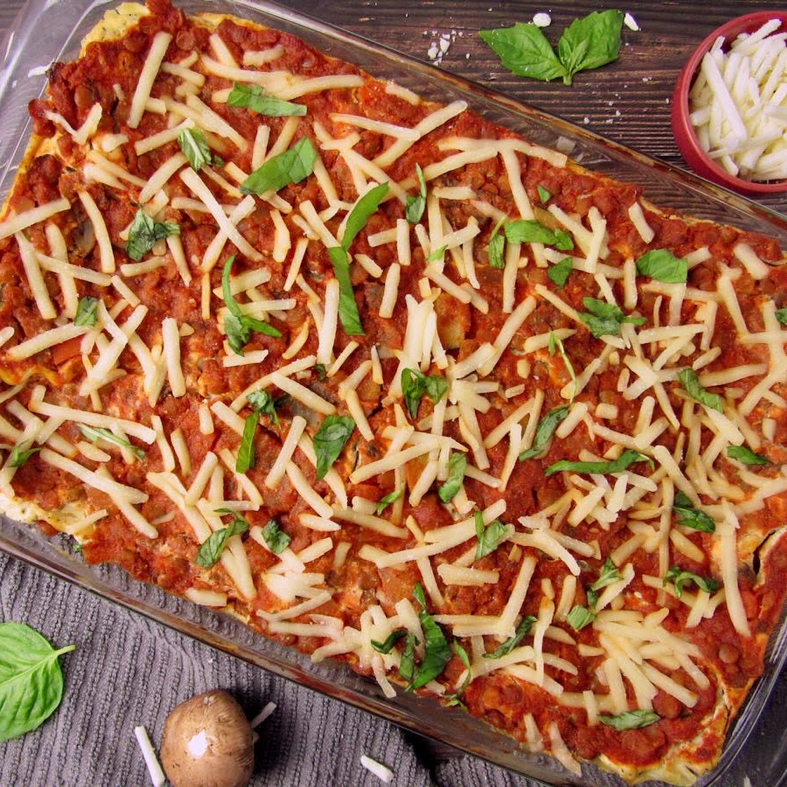 Vegan Lasagna with Tofu Ricotta