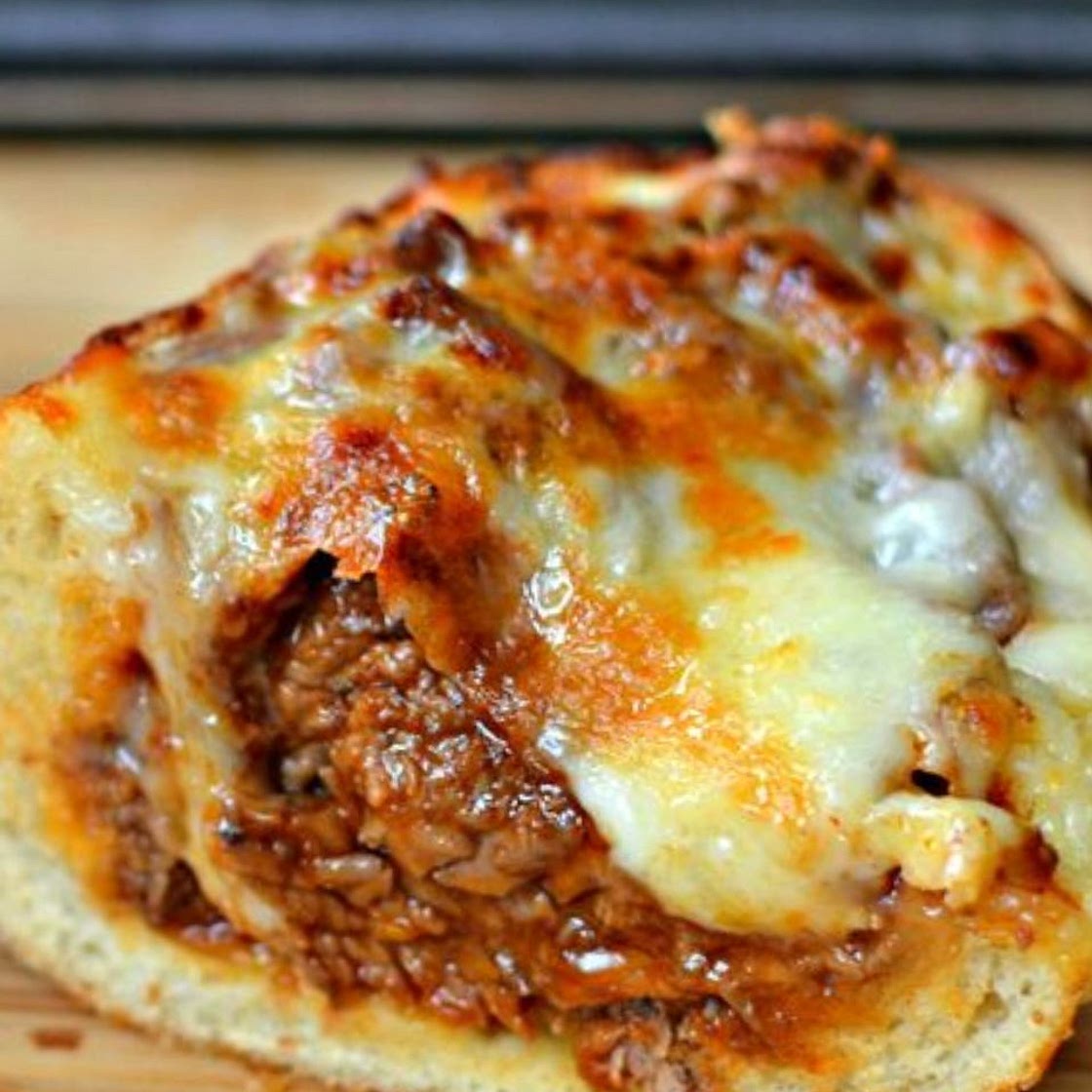 Cheesy Steak Stuffed French Bread - recipes
