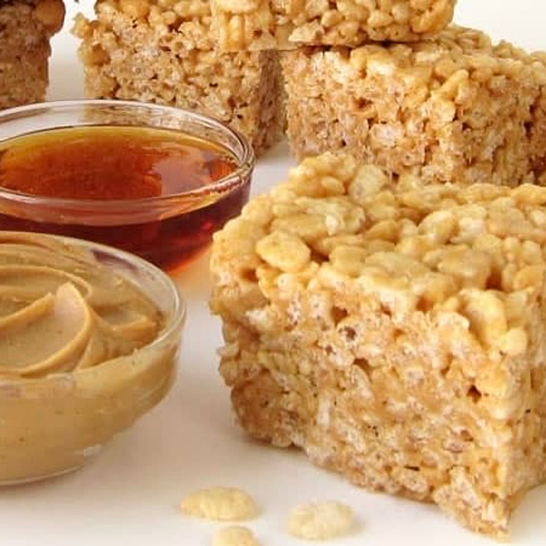 Honey-Peanut Butter Rice Krispie Squares