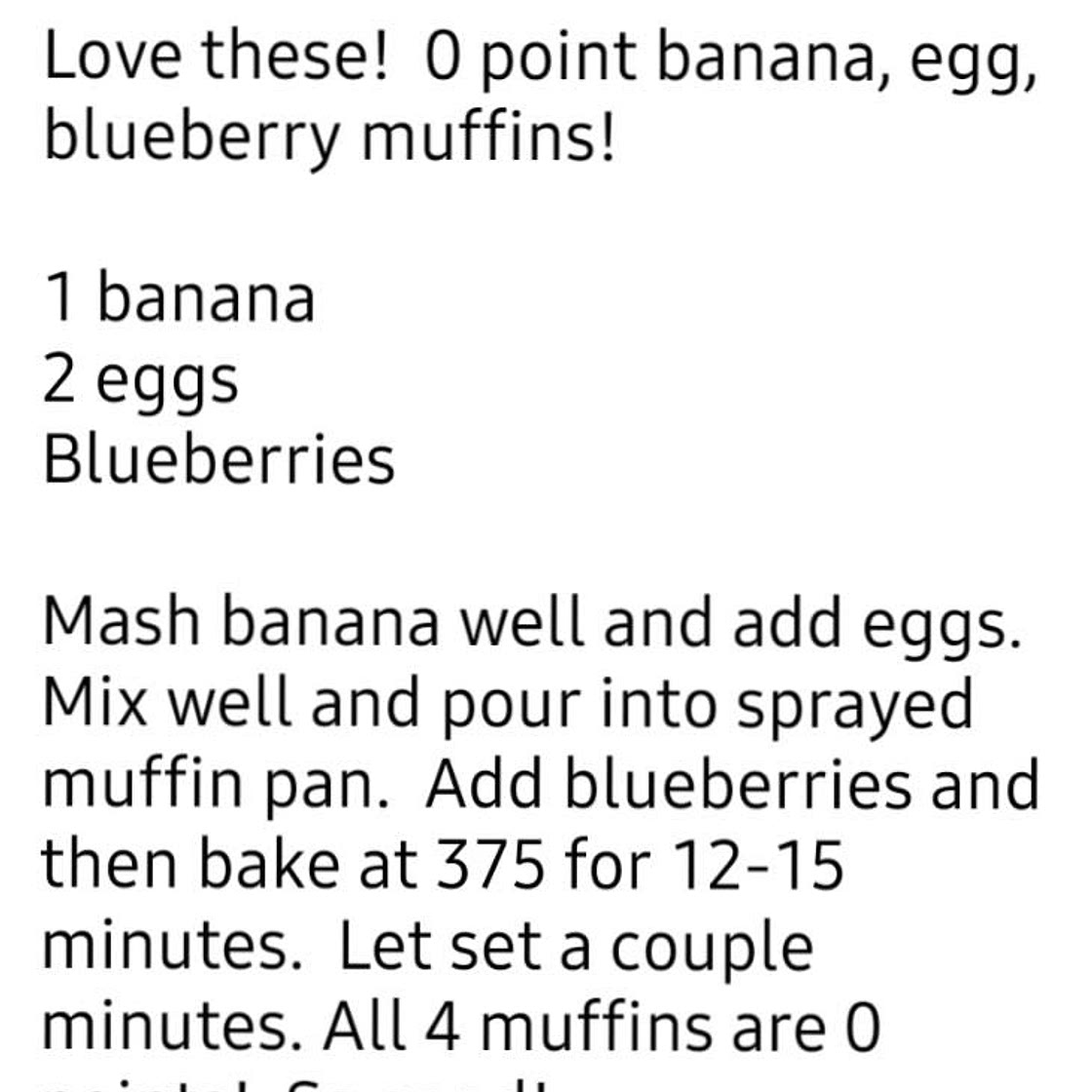 Banana Blueberry muffins