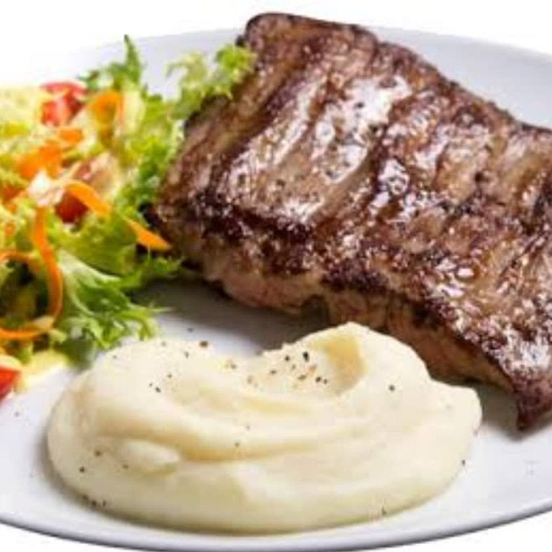 Arrachera con guarniciones