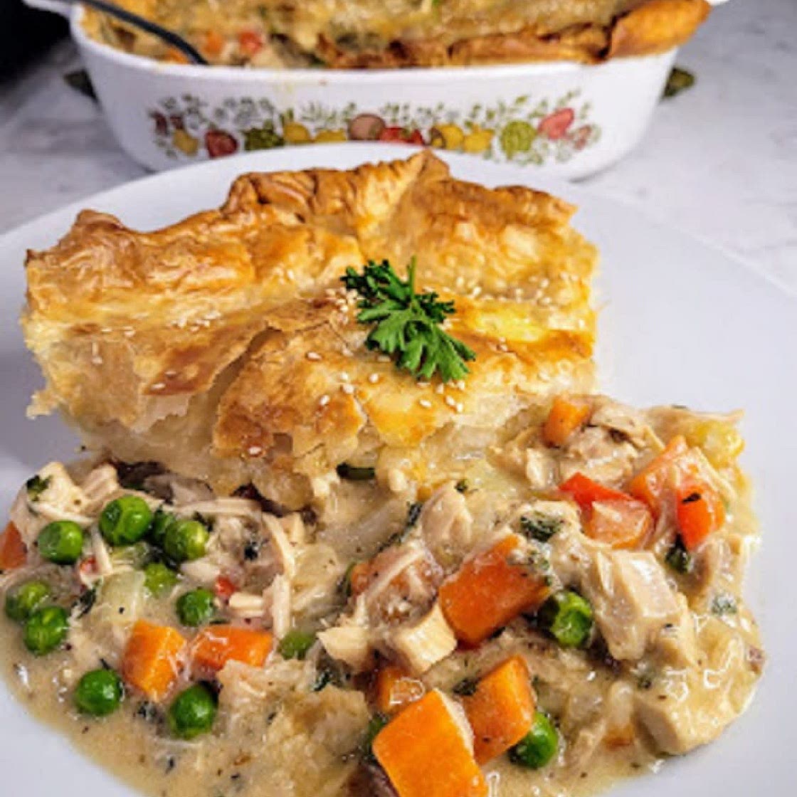 Turkey Puff Pot Pie