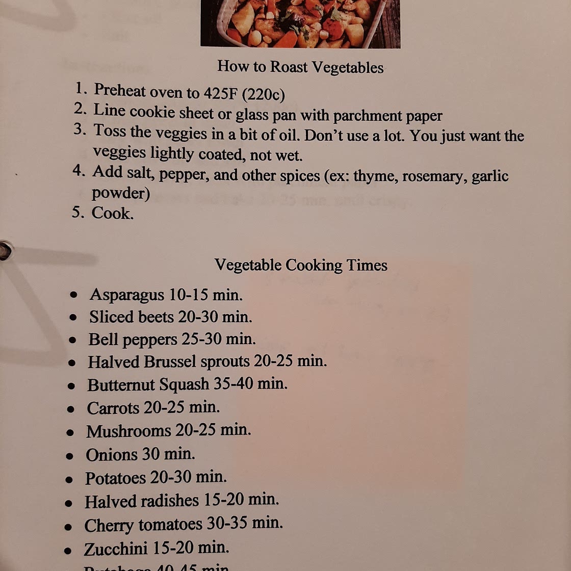 How to Roast Vegetables