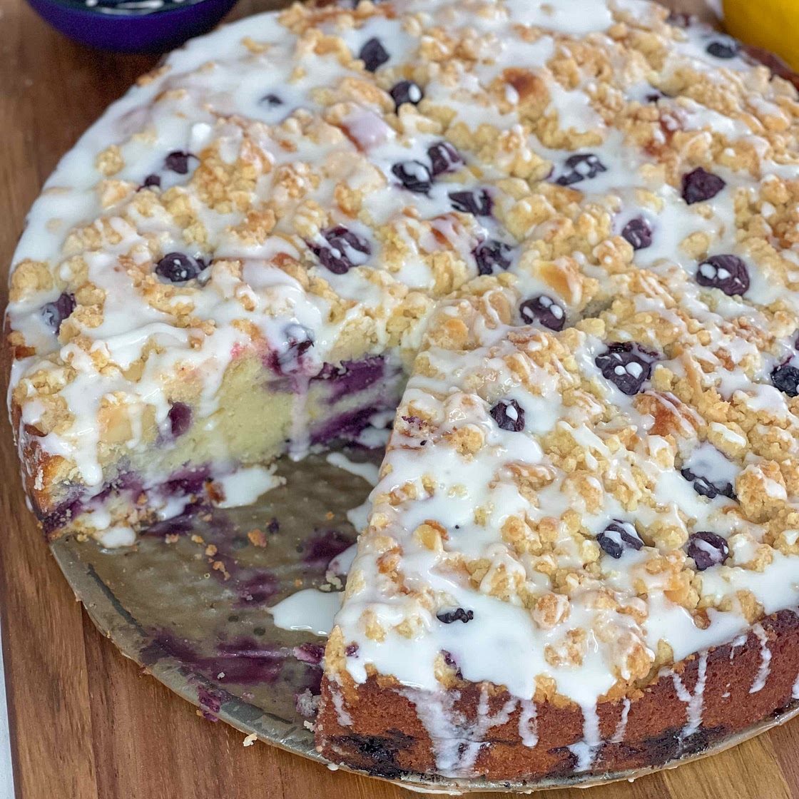 Blueberry Lemon Crumb Cake  