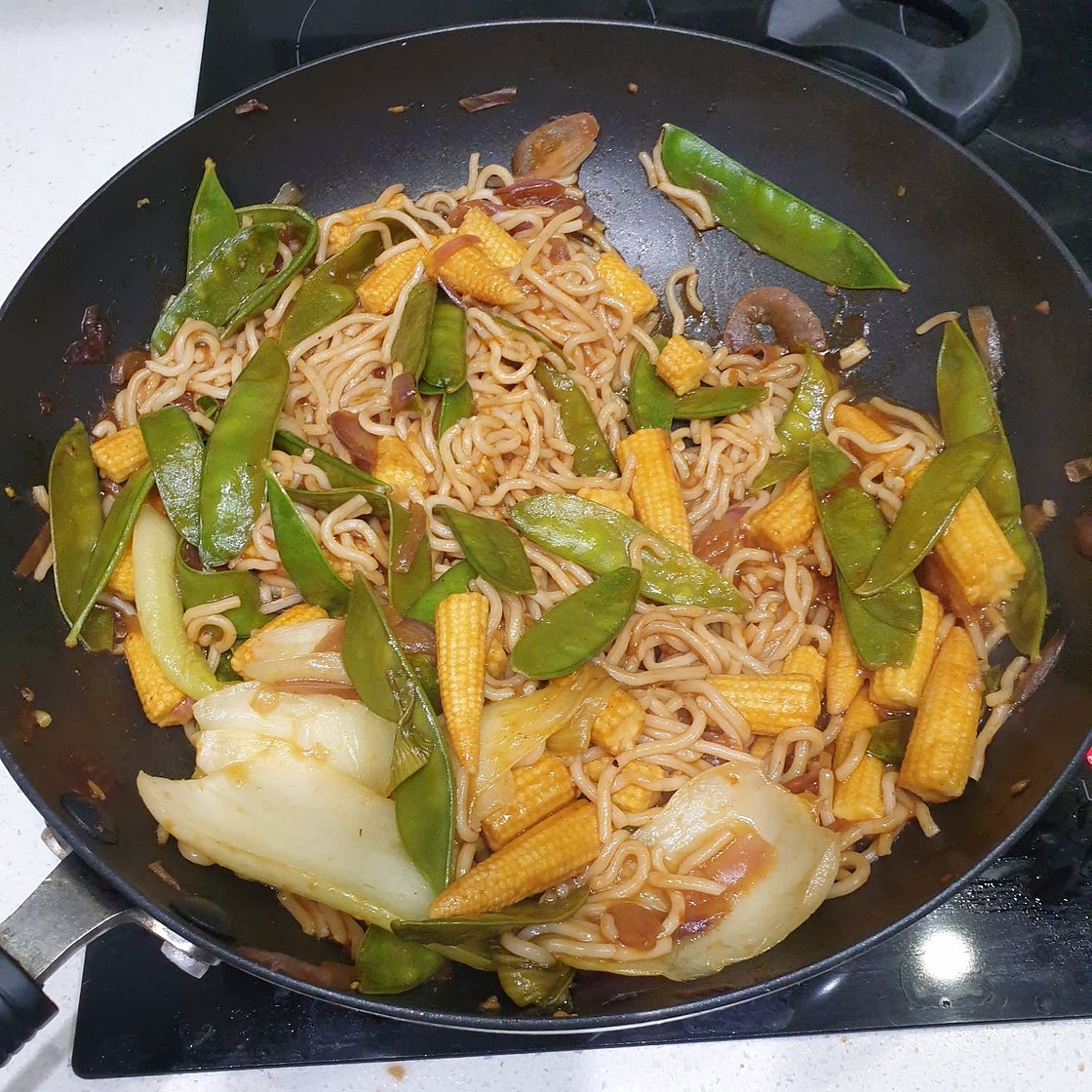 Veggie yaki udon