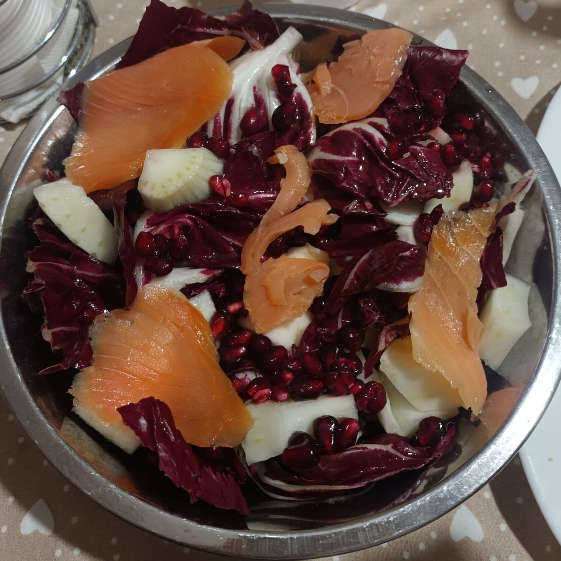 insalata di salmone invernale