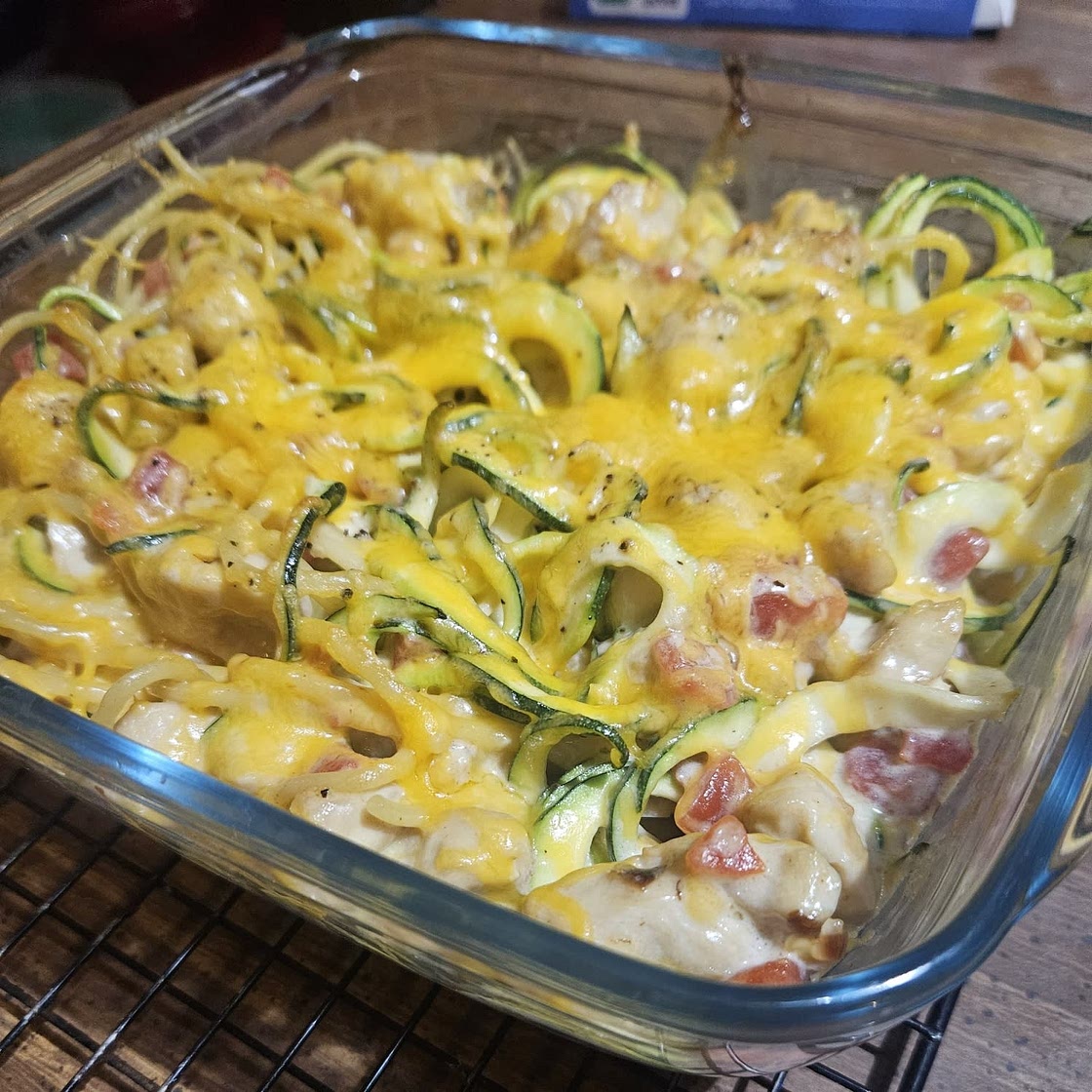 Low Carb Chicken Spaghetti