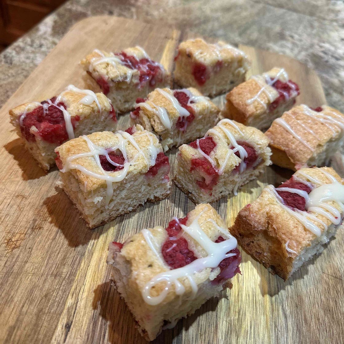 Raspberry White Chocolate Brownies