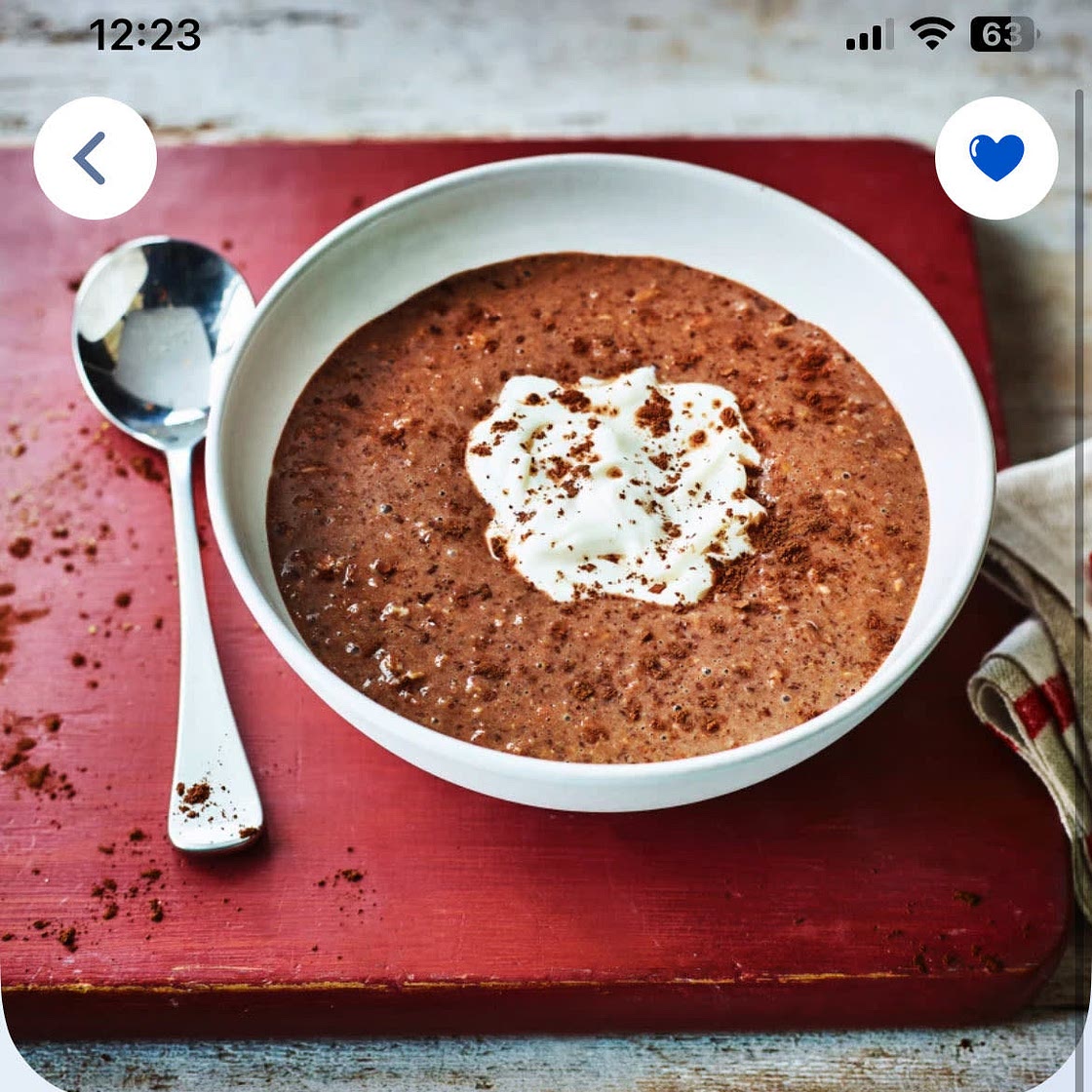 Chocolate Porridge 