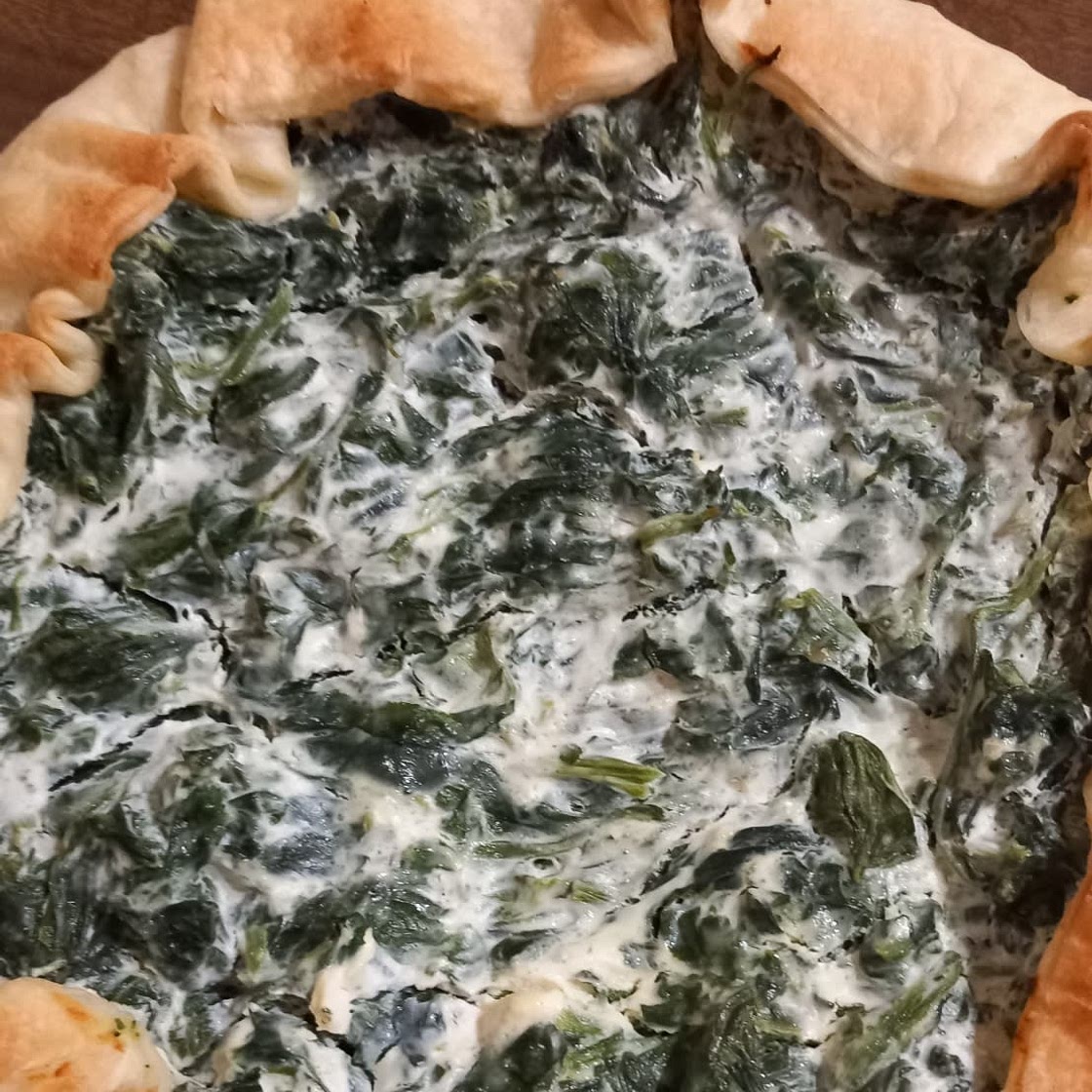 Torta salata ricotta e spinaci