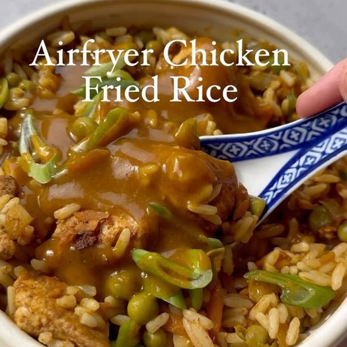 Airfryer Chicken Fried Rice
