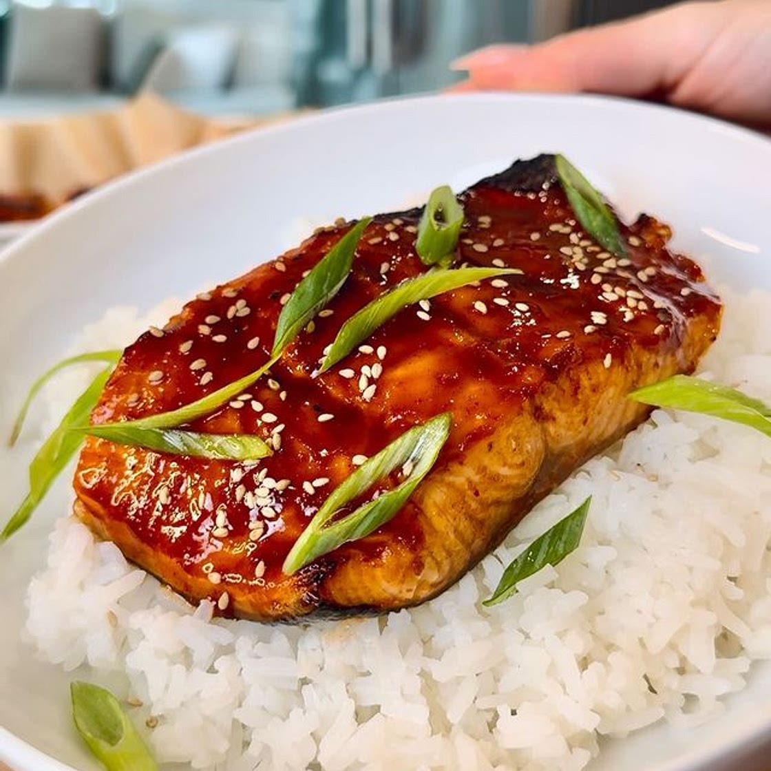 Honey Sriracha Salmon