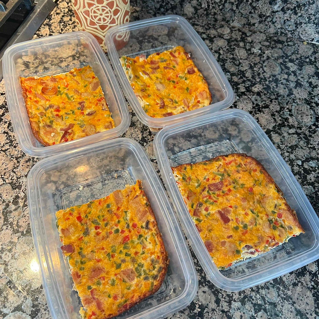 BACON AND CHEDDAR FRITTATA