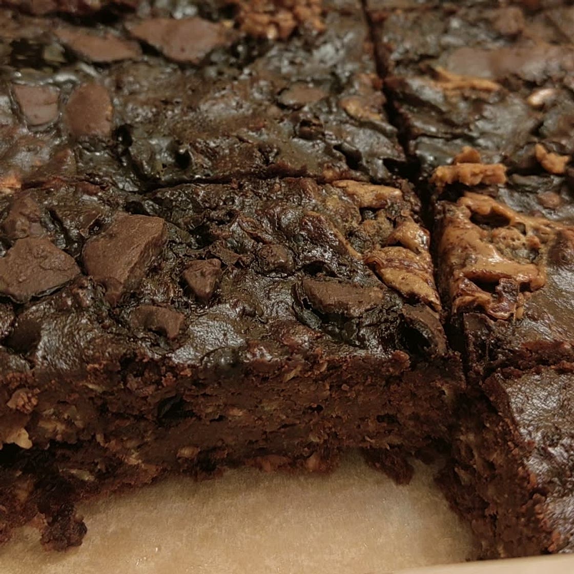 Healthy Banana Brownies