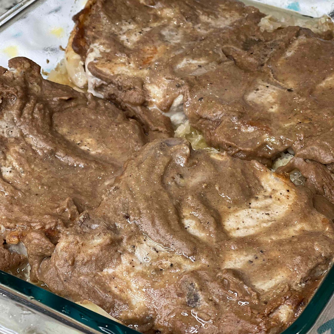 Apple Butter Porkchops 