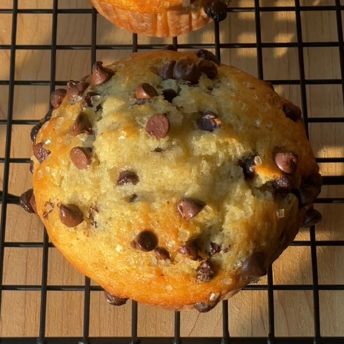 Bakery Style Chocolate Chip Muffins