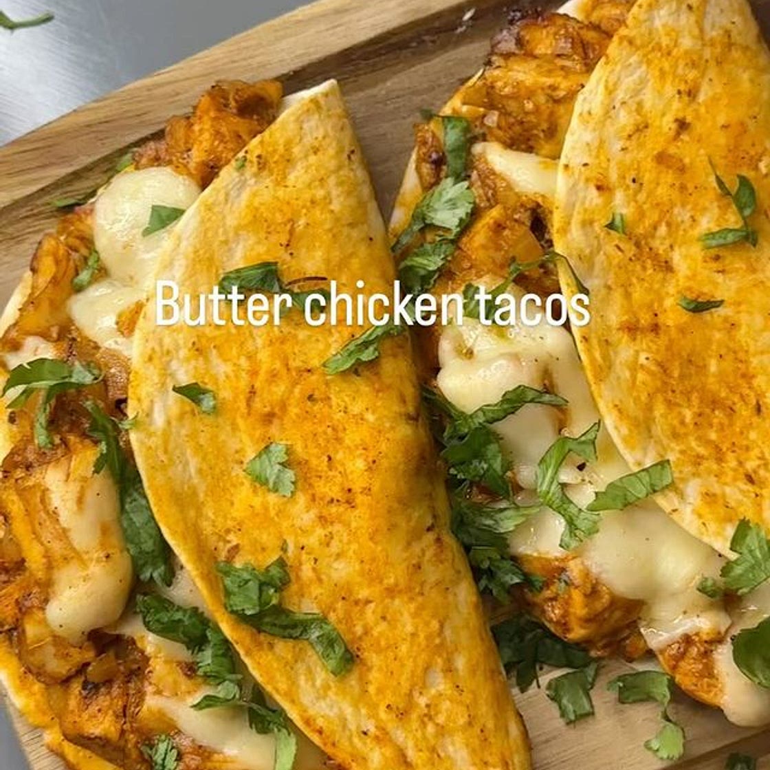 Butter Chicken Tacos