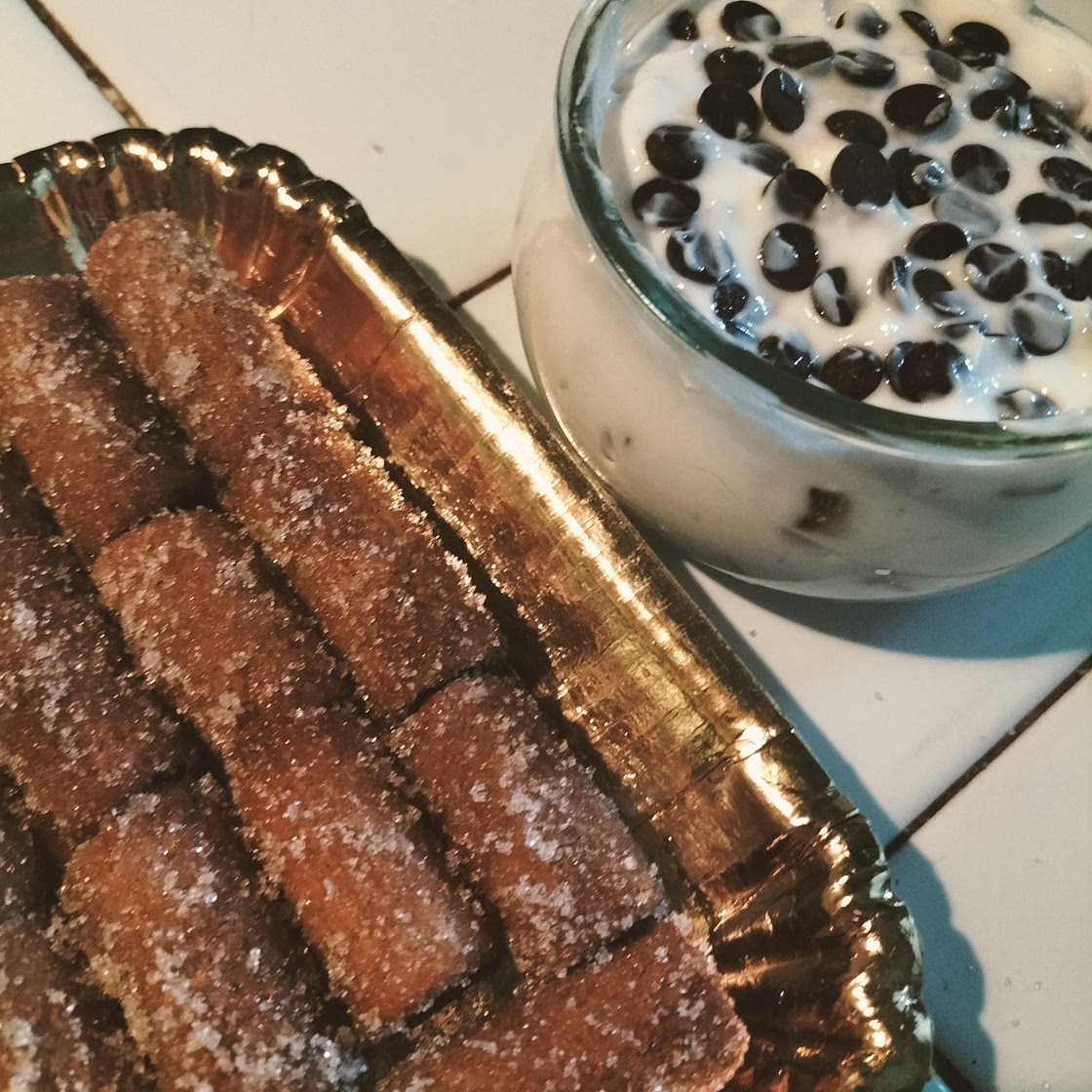 Pasta Cannoli with Greek Yogurt Dip