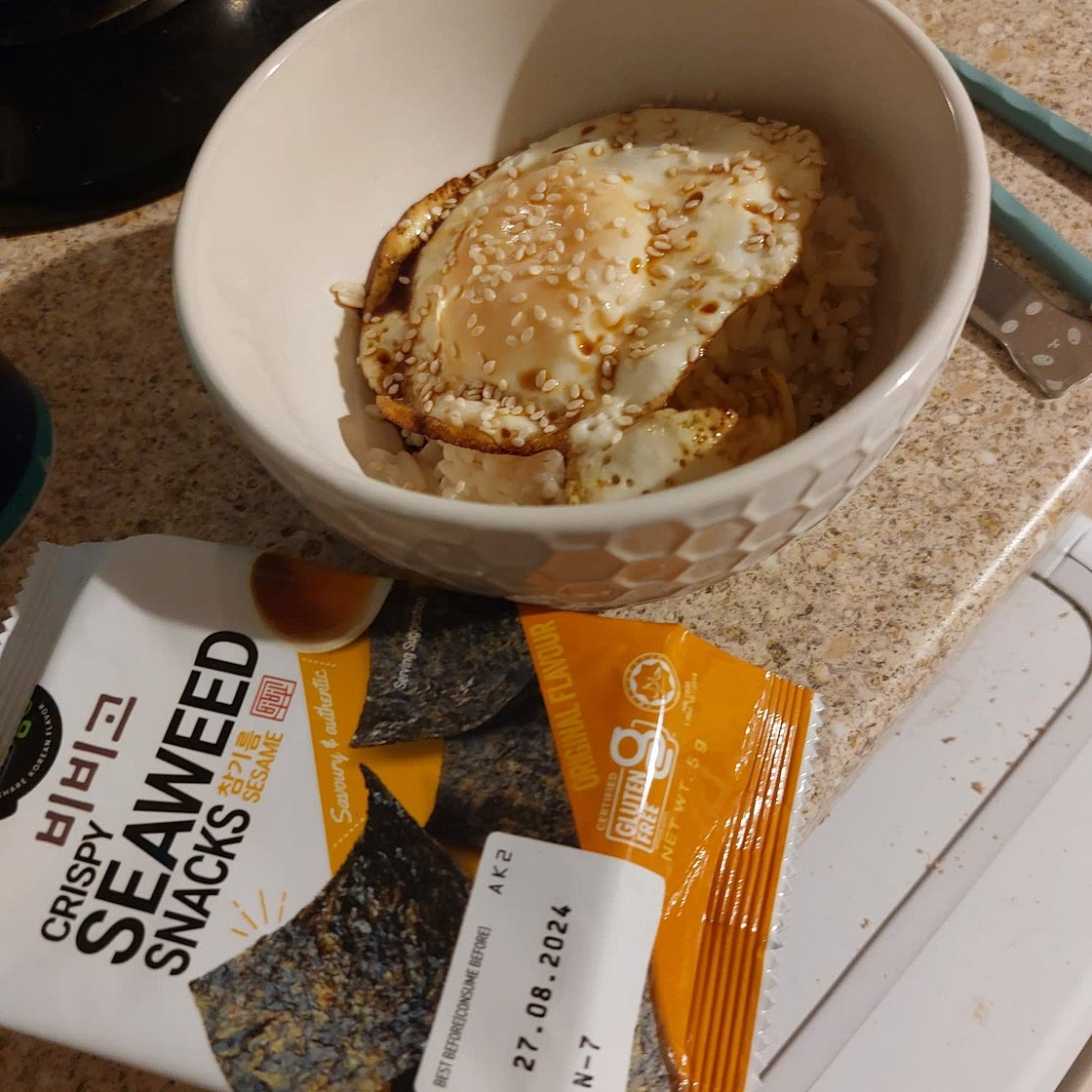 Fried Egg Over Rice (Gyeran Bap)