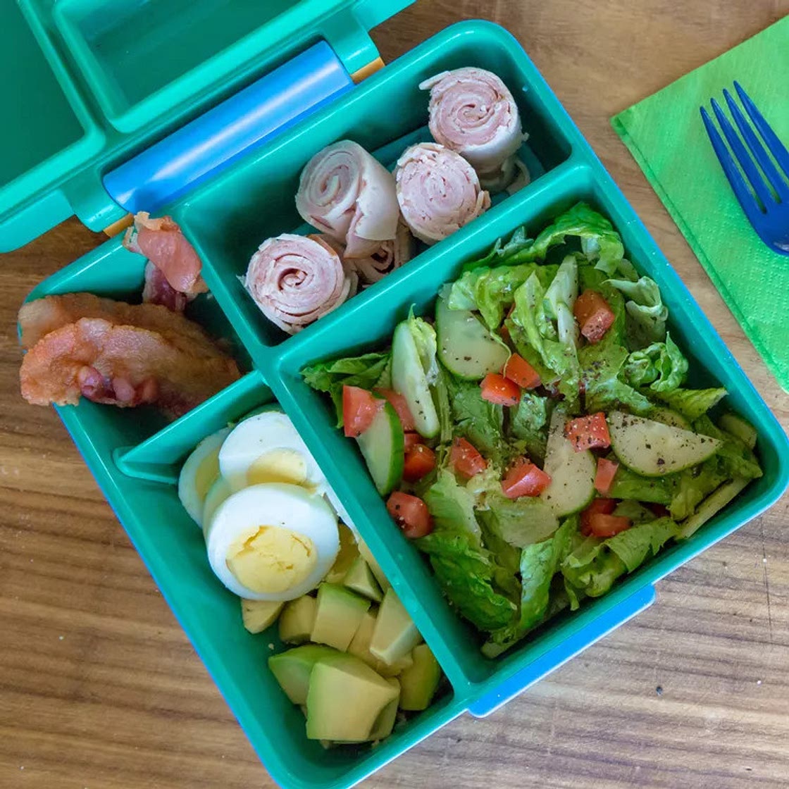 Deconstructed Cobb Salad Bento Lunch