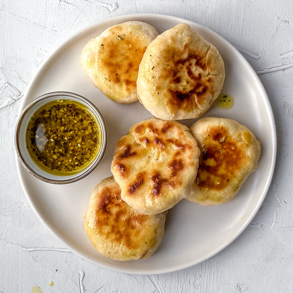 Fluffy Cheese Flatbread
