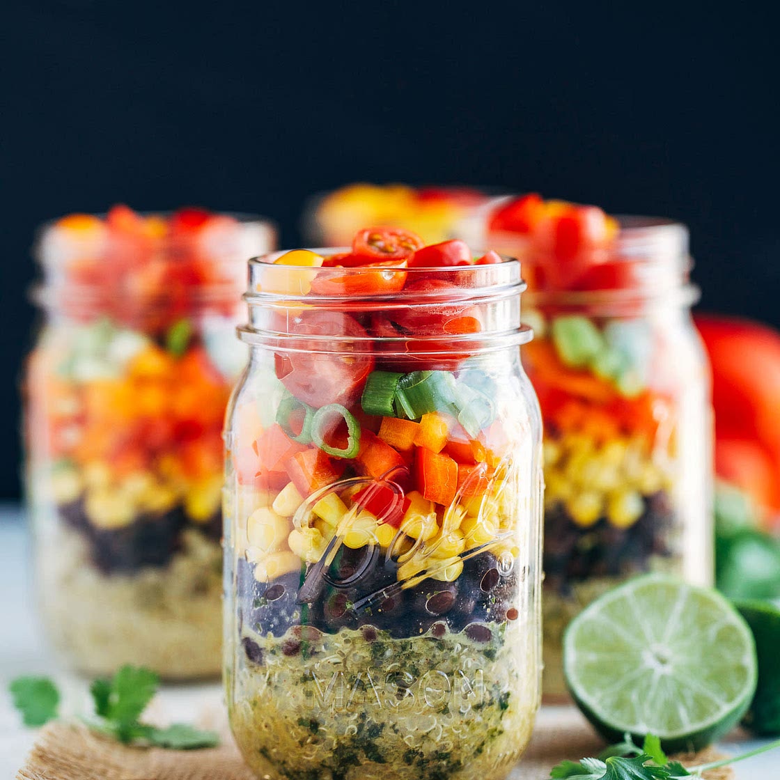 Southwest Quinoa Salad Jar