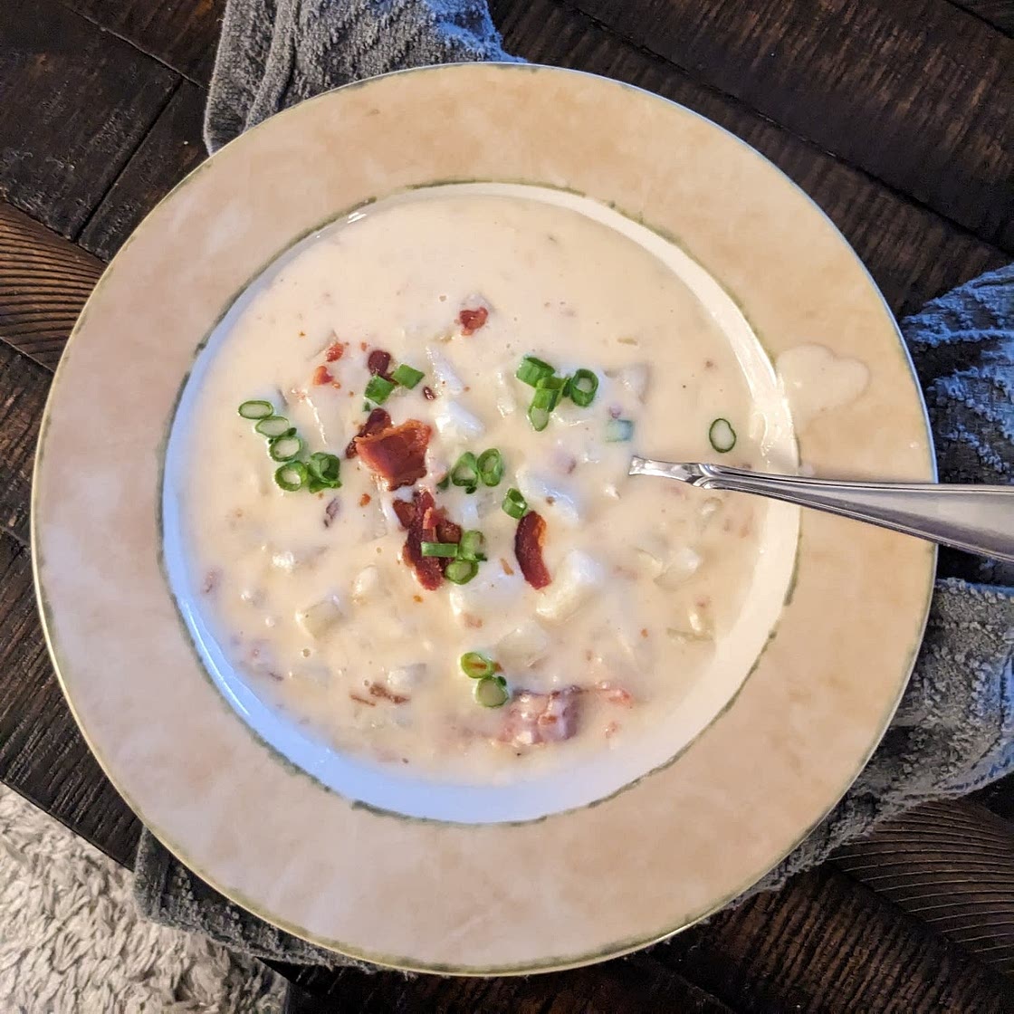 Gluten-Free Loaded Baked Potato Soup