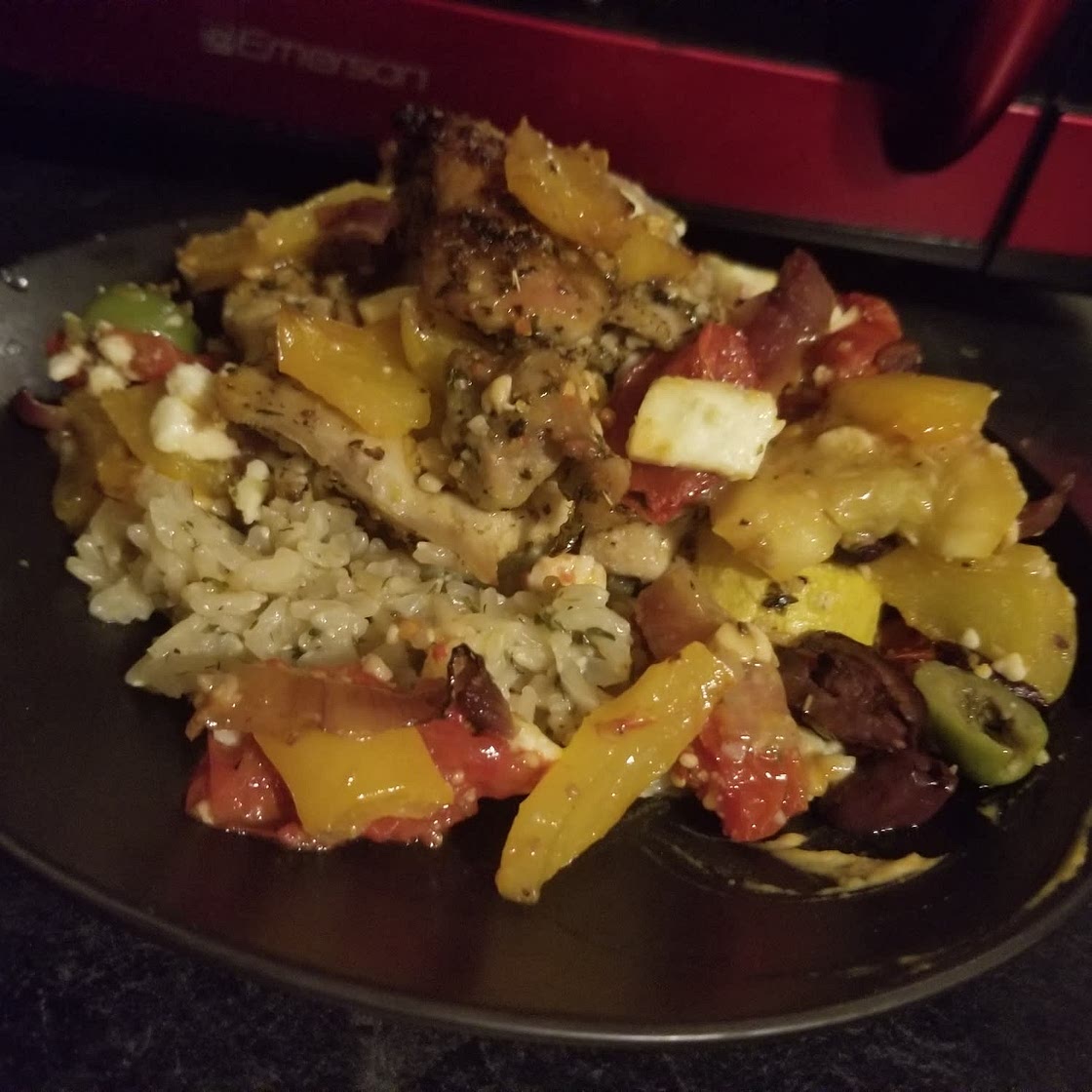 Greek Sheet Pan Chicken Dinner