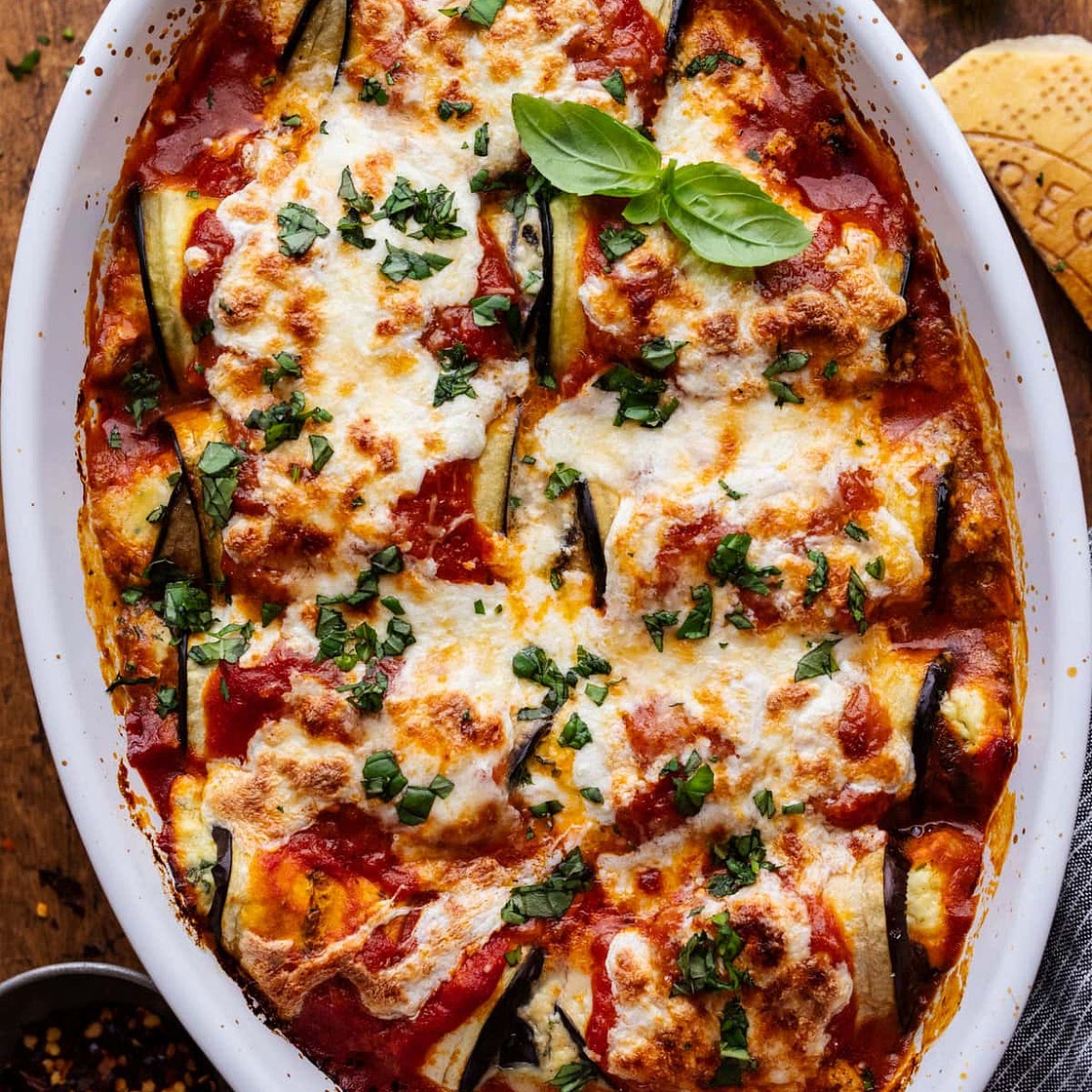 Baked Eggplant Rollatini