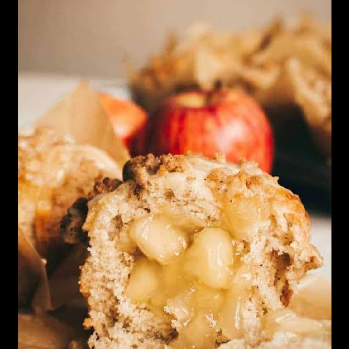 fitness apple muffin/muffim fitness de maçã