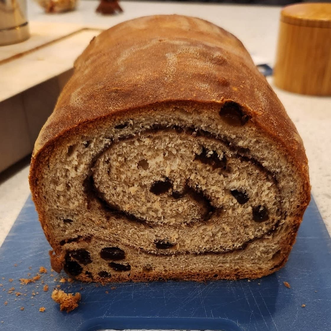 World's Best Cinnamon Raisin Bread (Not Bread Machine)