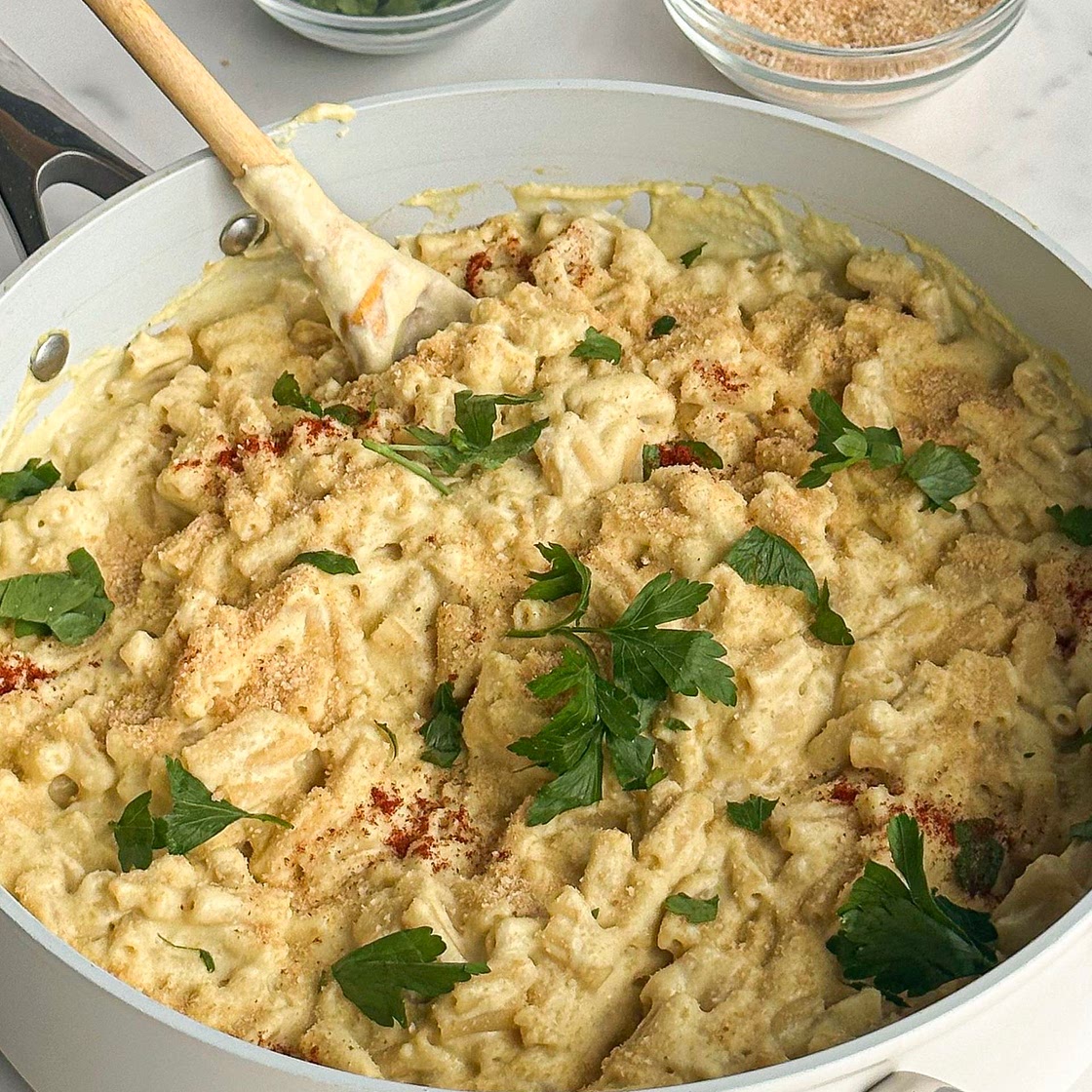 High-Protein Vegan Mac & Cheese